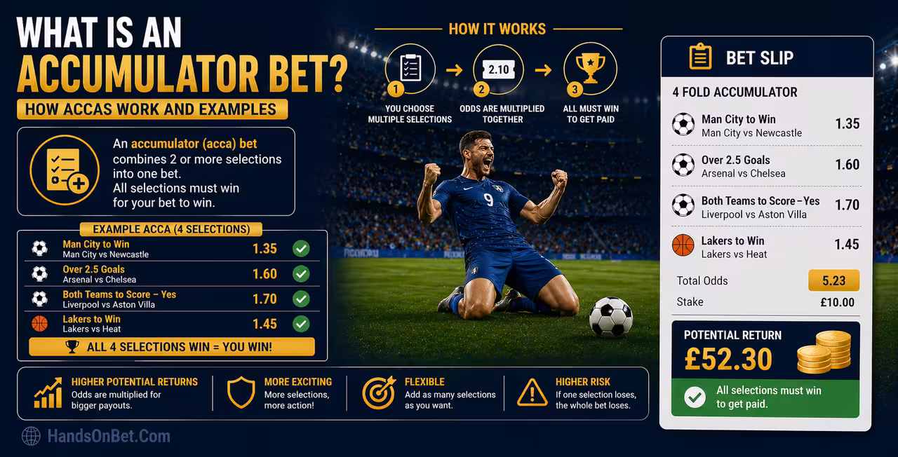 Accumulator Betting Explained (What It Is and How It Works)
