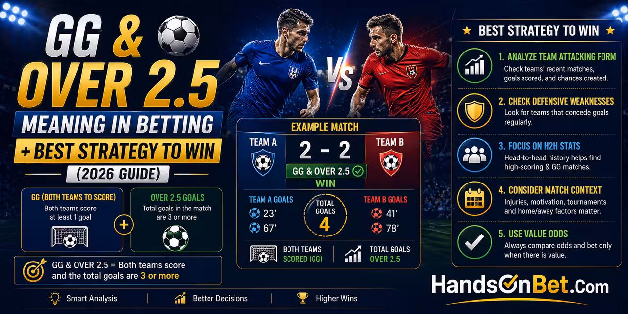 Both Teams to Score + Over 2.5 (GG & Over 2.5): When to Play This Betting Combo