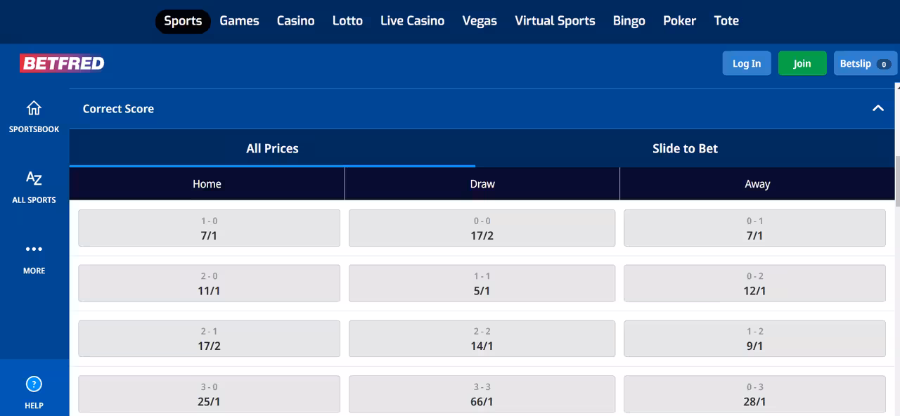 Correct Score Betting in Live Matches