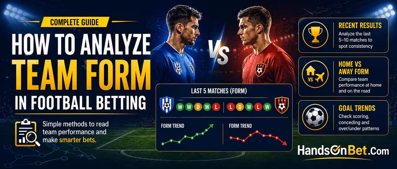 How to Analyze Team Form in Football Betting (Complete Guide)