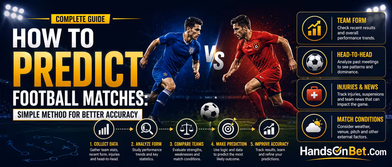 How to Predict Football Matches More Accurately (Step by Step Guide)