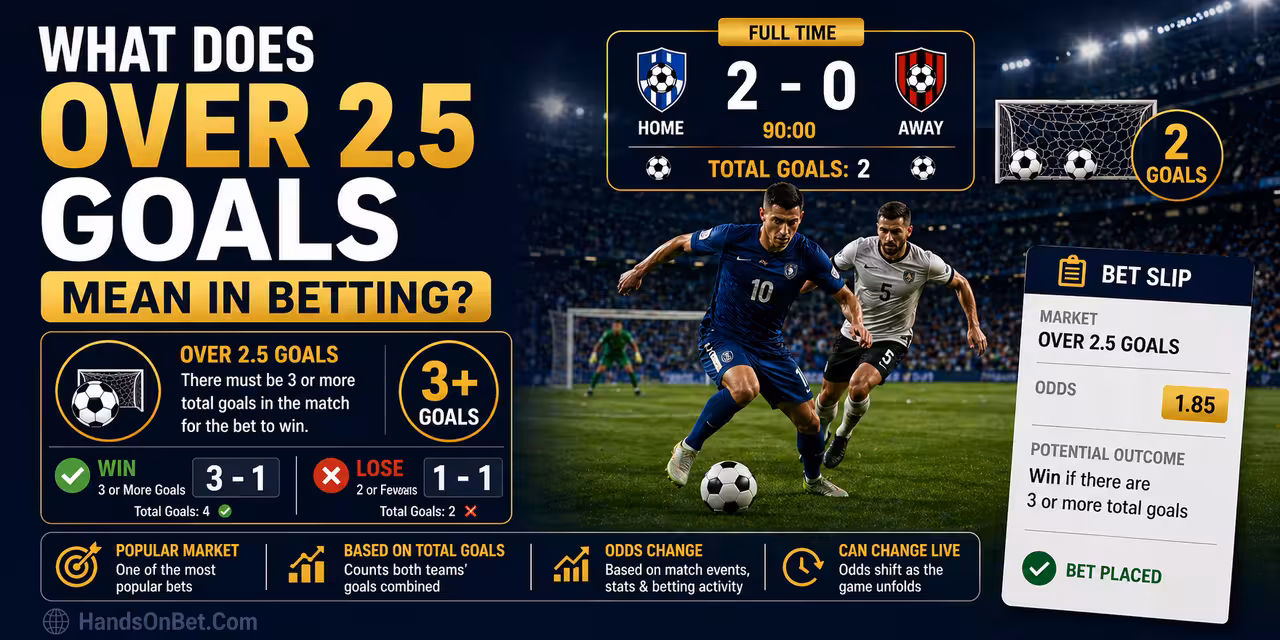 What Does Over 2.5 Goals Mean in Betting? Over 2.5 Goals Explained